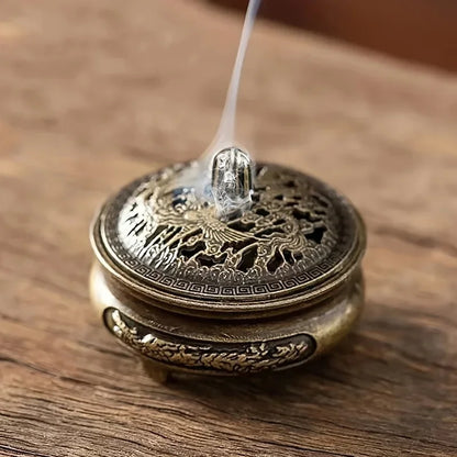 Buddhist Utensils Incense Burner Lotus Incense Censer Alloy Sandalwood House Furnishings Home Office Decoration