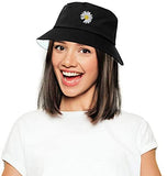 Cute Bucket Hat Beach Fisherman Hats for Women, Reversible Double-Side-Wear - LEIDAI