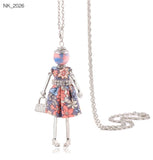 Cute Women Necklace Statement Lady Charm Long Trendy Necklace 2022 New Fashion Female Big Pendant Lovely Jewelry Gift Wholesale - LEIDAI
