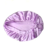 Hot Selling Woman Natural Silk Sleeping Cap Lightweight Breathable Help Sleeping Adult Night Protection Hair Adjustable Cap - LEIDAI