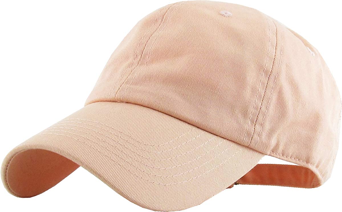 Original Classic Low Profile Cotton Hat Men Women Baseball Cap Dad Hat Adjustable Unconstructed Plain Cap - LEIDAI