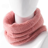 Winter Knitted Versatile Scarf Cold-proof Cashmere Fleece Wool Neck Scarf - LEIDAI