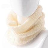 Winter Knitted Versatile Scarf Cold-proof Cashmere Fleece Wool Neck Scarf - LEIDAI
